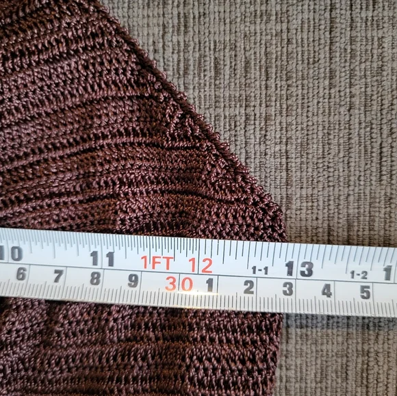 Bebe Crochet Halter Silk Dress Size Small - Picture 4 of 7